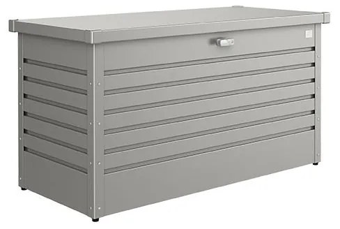 Baule panchina BIOHORT 130 in acciaio grigio L 134 x H 71 x P 62 cm