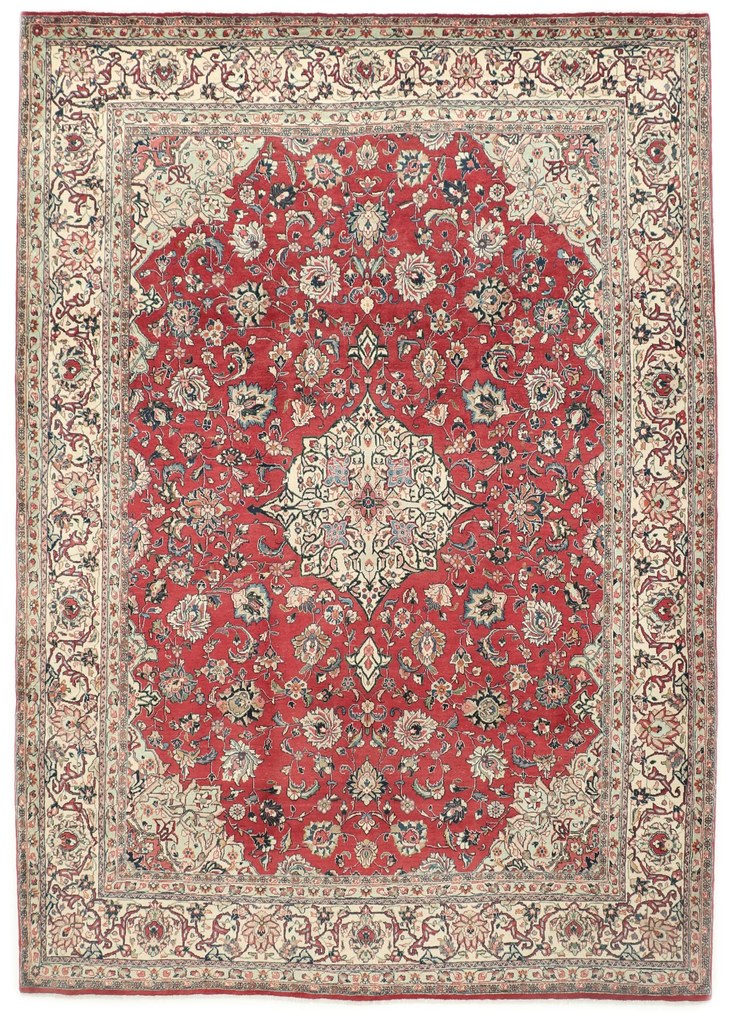 Sarouk Tappeto 370x260 (Iran) Annodato A Mano