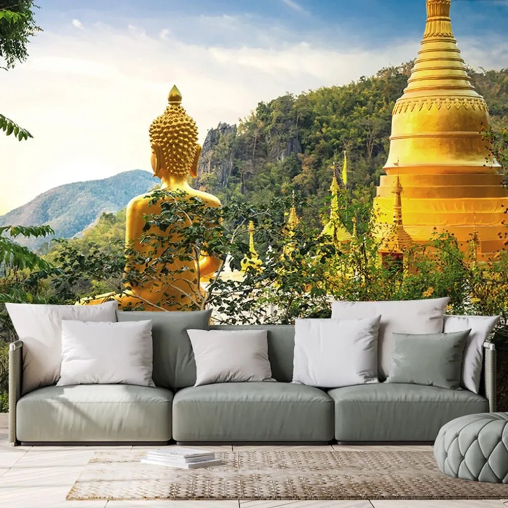 Carta da parati – Vista del Buddha dorato
