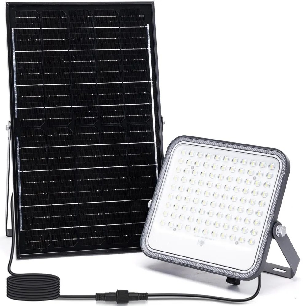 Aigostar - LED RGBW Faro solare dimmerabile LED/150W/3,4V IP66 + +TC