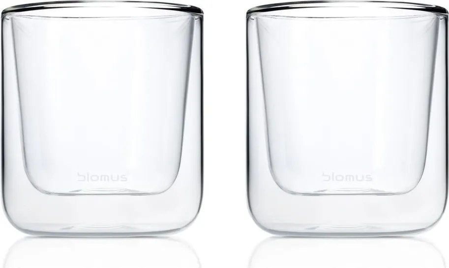 Set di bicchieri doppio strato 2 pz 200 ml Nero – Blomus