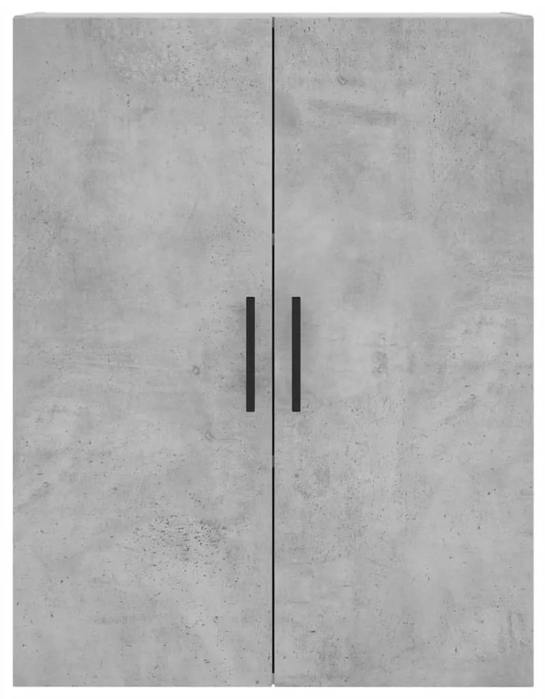 Mobili a Parete 2 pz Grigio Cemento 69,5x34x90 cm