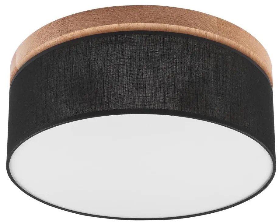 Brilagi - LED Plafoniera BELLADONNA 2xE27/15W/230V nero/quercia