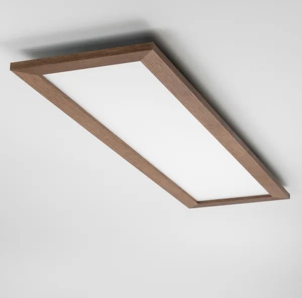 Brilagi - Lampada dimmerabile a LED SLIMFRAME WOOD LED/58W/230V 124x34 cm + telecomando