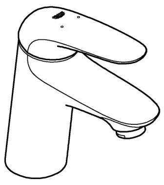 GROHE 23715003 - Miscelatore lavabo EUROSTYLE, misura S, cromo lucido