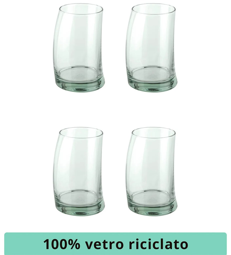 Set 4 bicchieri acqua Aware Penguen Pasabahce