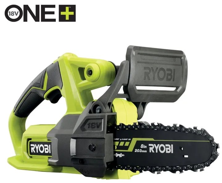 Motosega a batteria RYOBI compatta 18V barra da 20 cm, batteria non inclusa