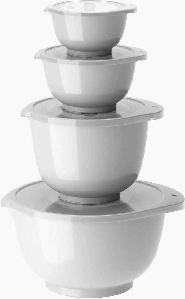 Set di ciotole con coperchi Margarethe, set da 8