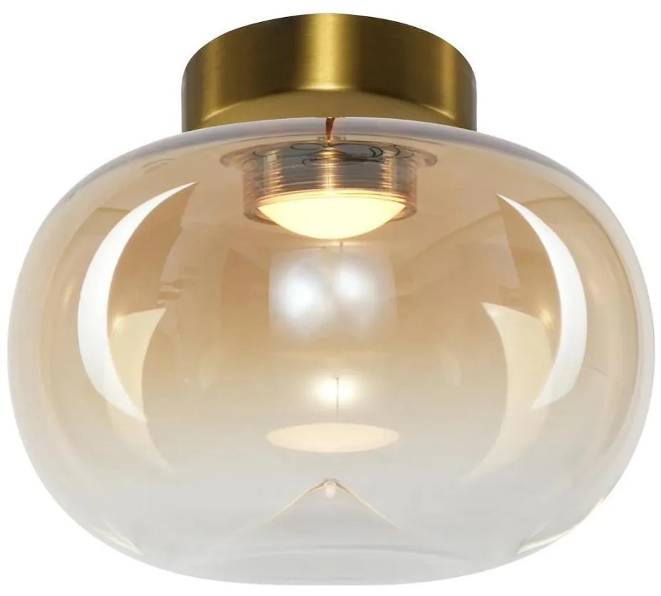 Plafoniera LED VASO LED/4W/230V diametro 18 cm oro/fumé