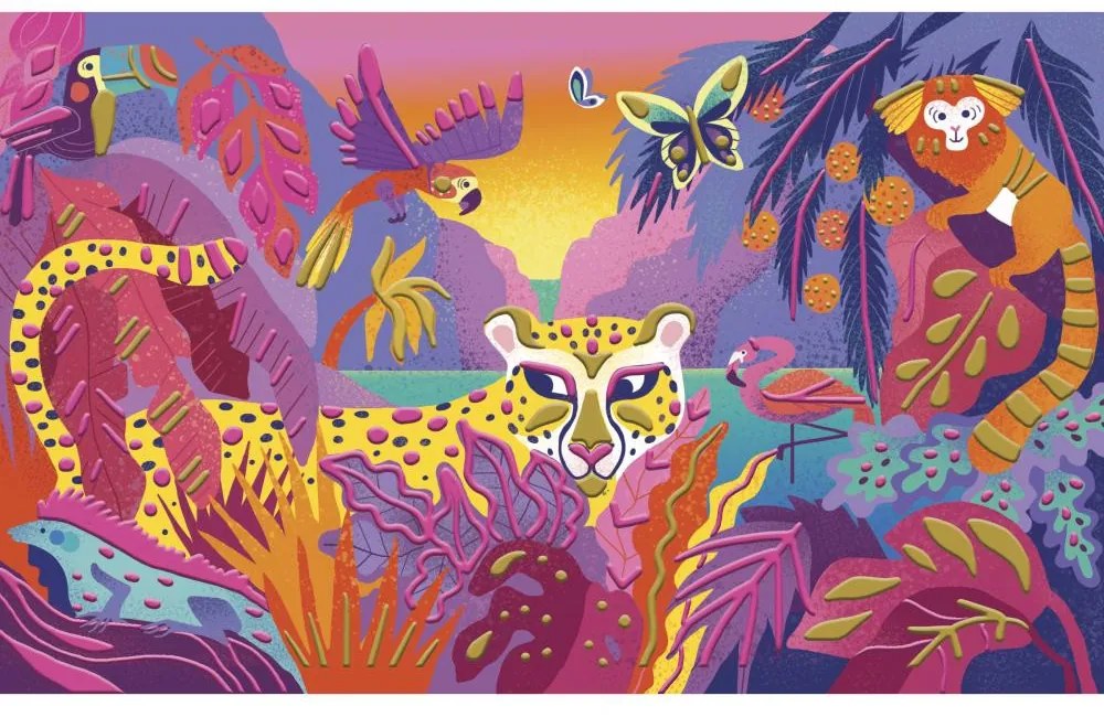 Atelier per bambini midi - 3D pittura - Giungla