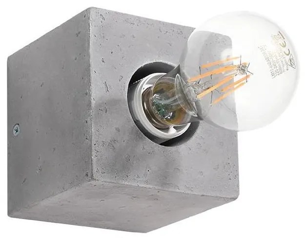Applique ABEL 1xE27/60W/230V concrete
