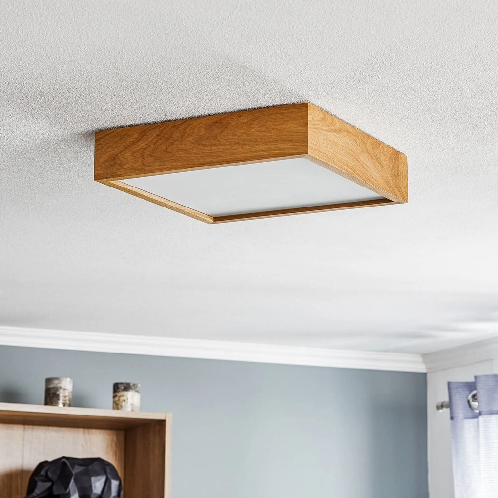 Envostar Kerio plafoniera 37,5x37,5cm rovere chiaro