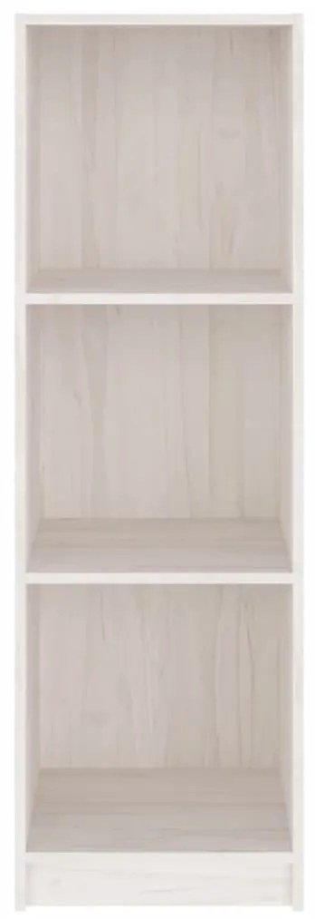 Libreria/Divisorio Bianco 36x33x110 cm Legno Massello di Pino