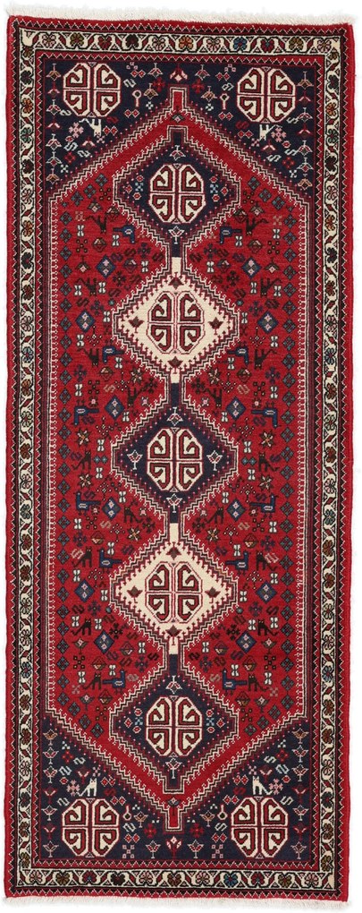 Abadeh Tappeto 70 x 190 (Iran) Annodato A Mano