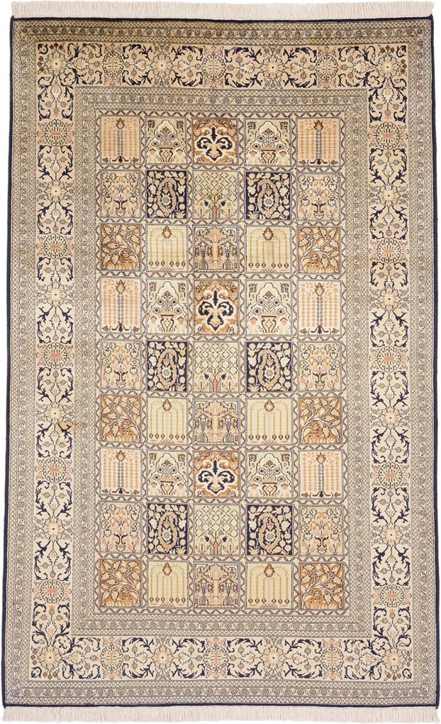 Cashmere Silk Tappeto orientale 120x190 (Indian) Annodato A Mano