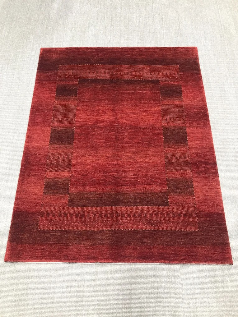 Loribaft Tappeto persiano 160 x 200 Rosso (Iran) Annodato A Mano