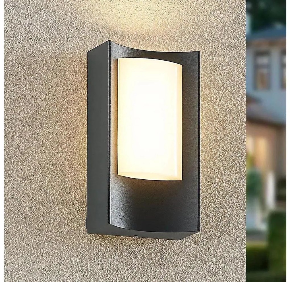 Redo 90483 - Applique a LED da esterno WARP LED/8W/230V IP44 antracite