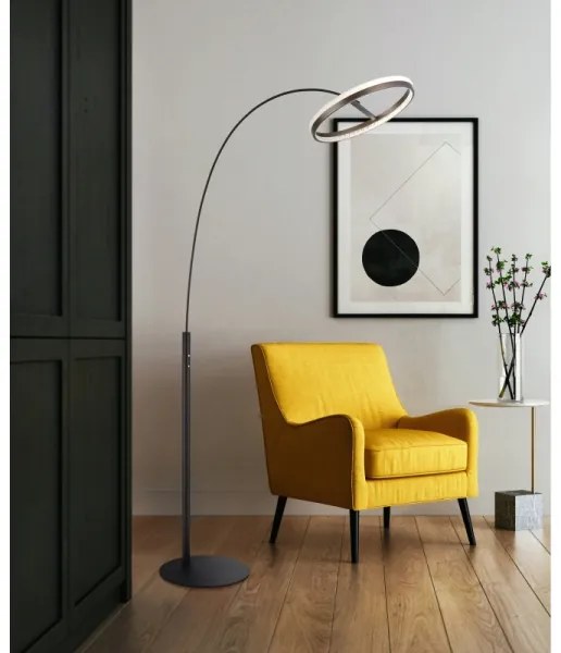 Globo 67179S - Lampada da terra LED con dimmer touch DELLA 24W/230V 3000/4000/6000K