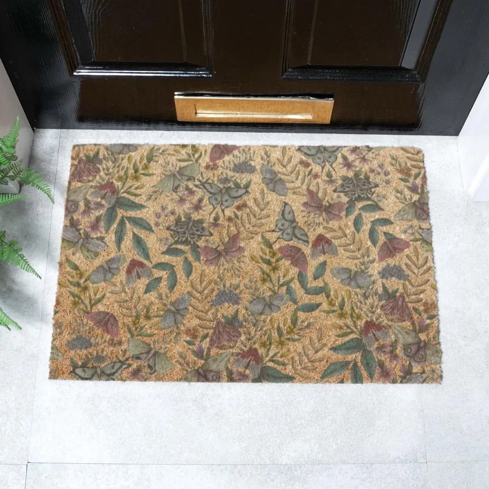 Zerbino in fibre di cocco 40x60 cm Midnight Garden x Celia Battaini – Artsy Doormats