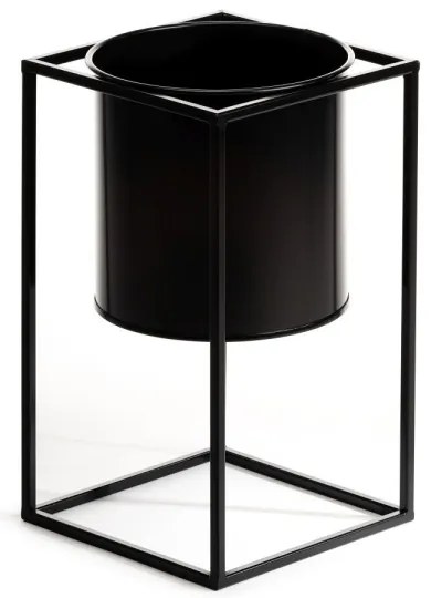 Portafiori RING 40x23 cm nero