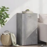 Credenza Grigio Cemento 50x42,5x93 cm in Legno Multistrato 846295