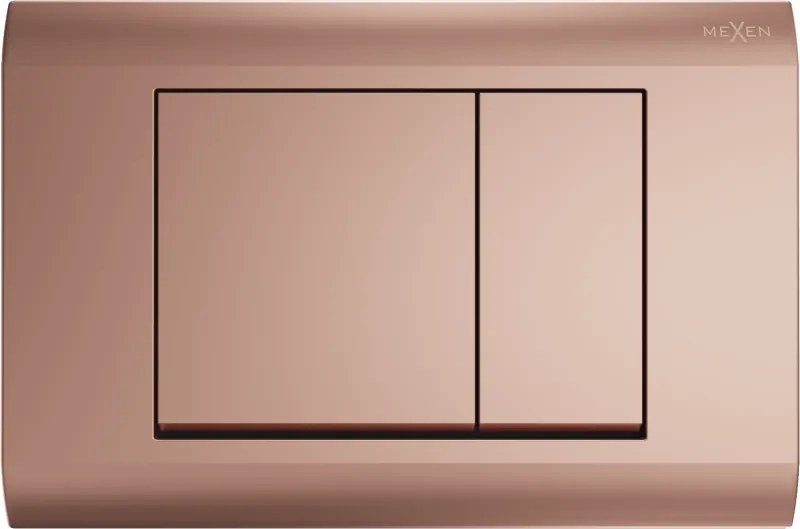 Mexen Fenix 01 pulsante di scarico, oro rosa - 600105