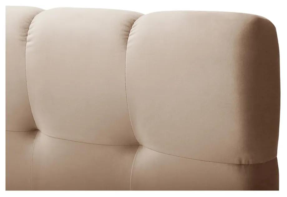 Letto boxspring marrone chiaro con contenitore 180x200 cm Bali - Cosmopolitan Design