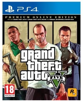 PS4 GTA V PREMIUM ONLINE EDITION