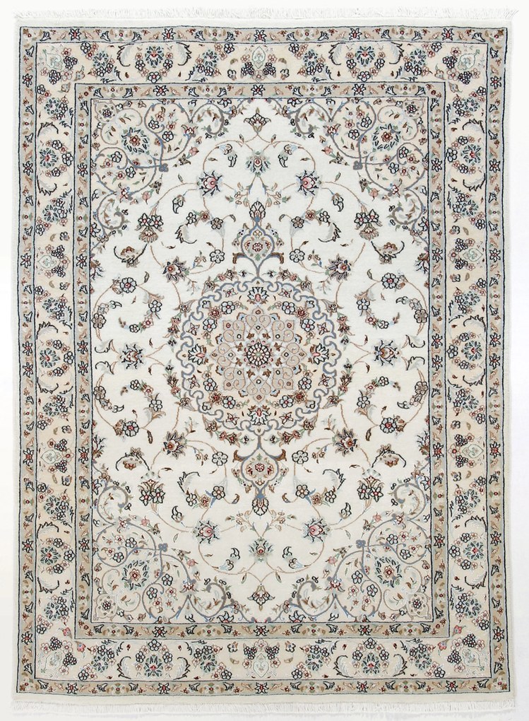Nain Tappeto 110 x 160 (Iran) Annodato A Mano