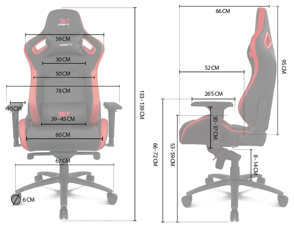 Sedia Gaming DRIFT Nero