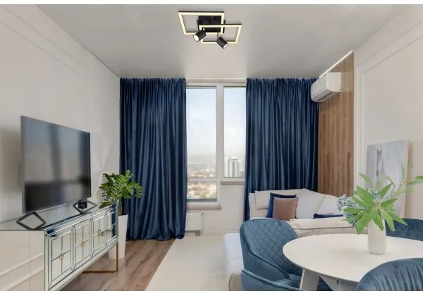 Globo 67308-36 - Plafoniera LED DANNY 2xLED/18W/230V + 2xGU10/35W/230V