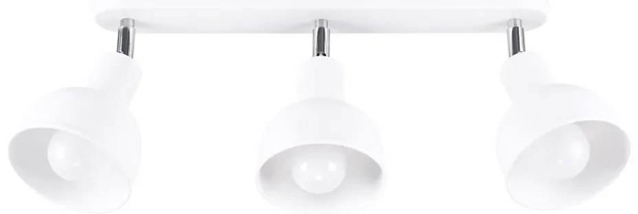 Sollux SL.1315 - Faretto ELBA 3xE27/15W/230V bianco