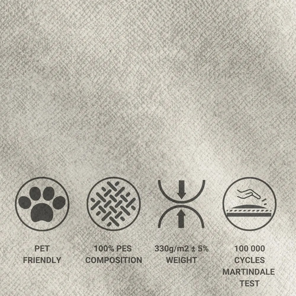 Letto matrimoniale imbottito crema con spazio contenitivo e rete 140x200 cm Shell - Maison de Rêve