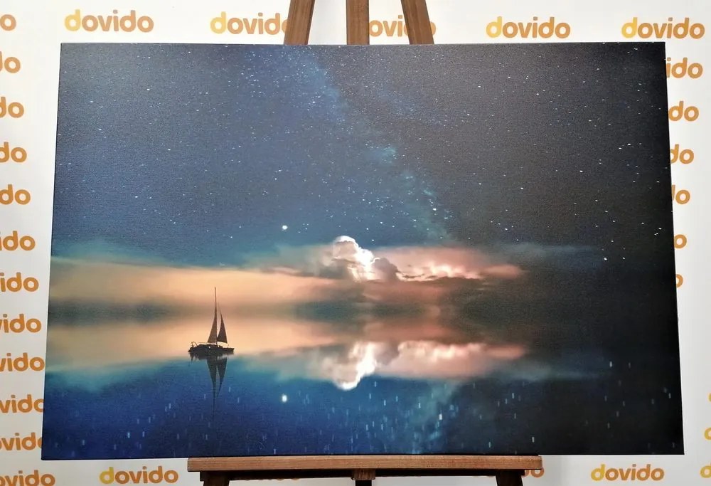 Quadro su tela – Barca sul mare