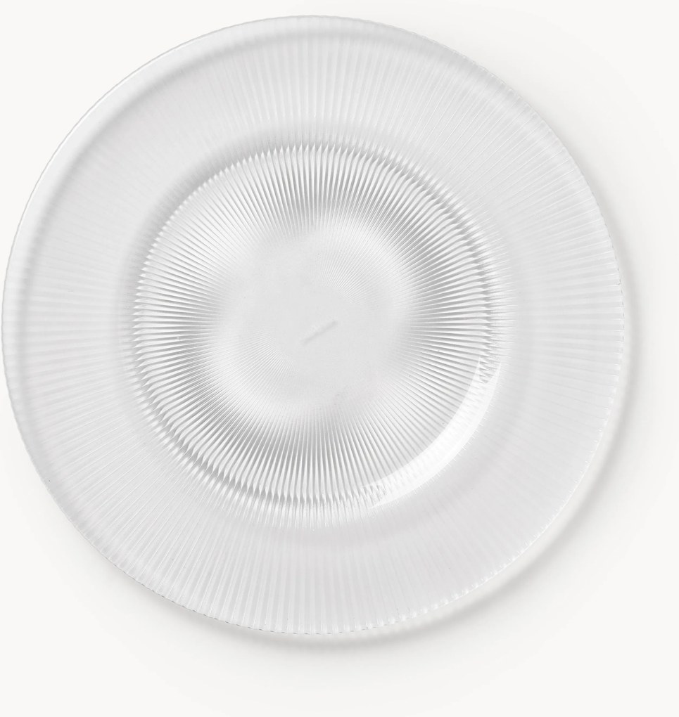 Piatti piani millerighe Effie, set di 4