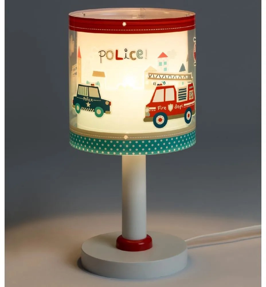 Dalber 60611N - Lampada da comodino LED per bambini POLICE 1xG4/4W/230V multicolore
