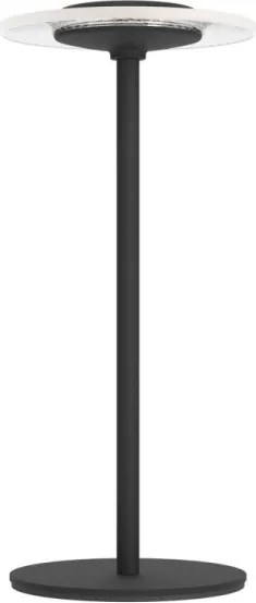 Eglo 75883 - Lampada da tavolo TREPELLA LED RGBW dimmerabile, ricaricabile con controllo touch, LED/5V 2000 mAh, nera