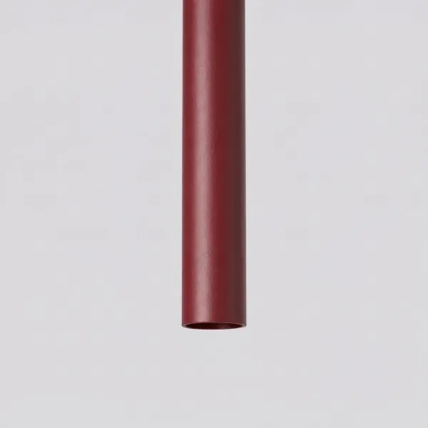 Sollux SL.2121 - Lampadario sospeso PASTELO su cavo 1xG9/8W/230V rosso