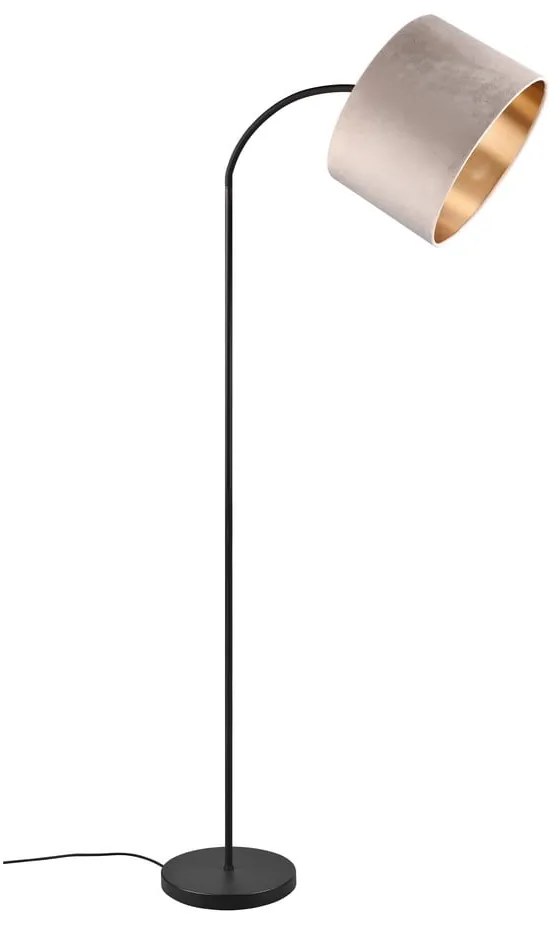 Lampada da terra nera e beige (altezza 205 cm) Julieta - Trio