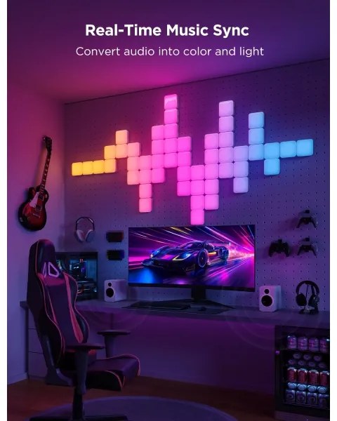 Govee - 10 pannelli mini RGBIC smart Wi-Fi