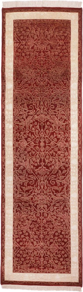 Tabriz Tappeto orientale 90x290 (Indian) Annodato A Mano