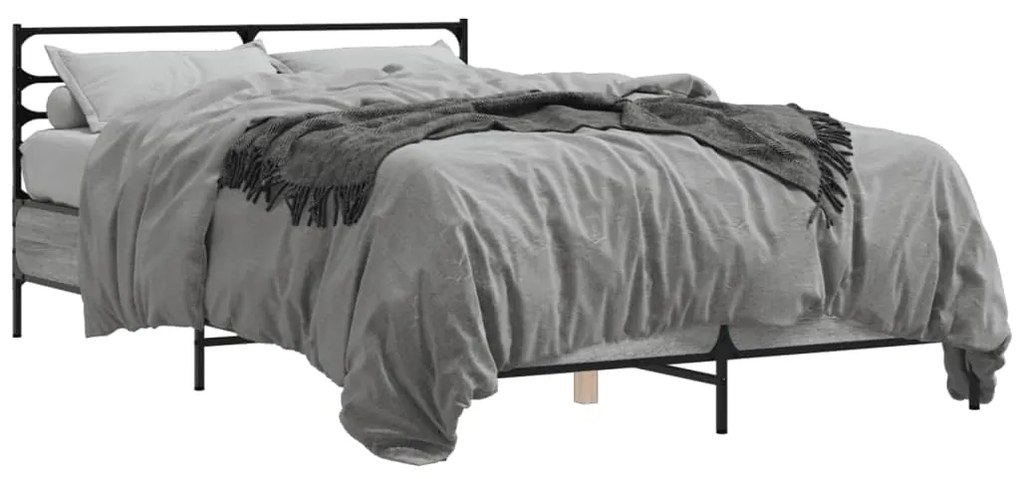Giroletto Grigio Sonoma 120x190 Cm İn Legno Multistrato Metallo /