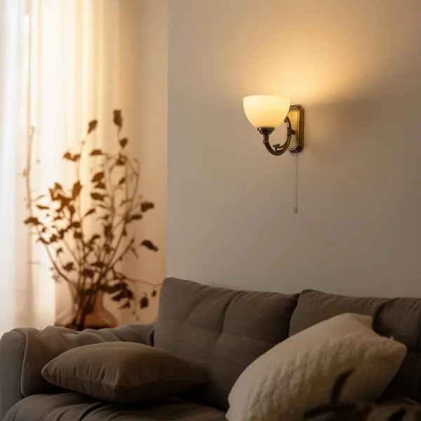 Brilagi - Applique CLASSIC 1xE27/60W/230V ottone