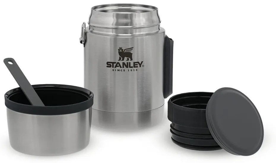 Borraccia termica argentata in acciaio inox 530 ml Adventure – Stanley