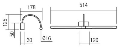 Redo 01-3466 - Lampada LED da quadro KENDO LED/11W/230V 51,4 cm CRI 92 bianco
