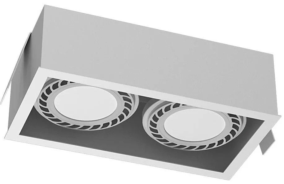 Brosline 3275 - Faretto da incasso CAGE 2xGU10/18W/230V bianco