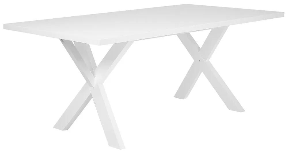 Tavolo da pranzo legno bianco 180 cm LISALA Beliani