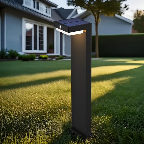 Solight WO7202 - Lampada solare LED con sensore PALERMO LED/5W/2000mAh IP54 nero