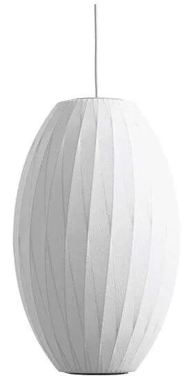 Herman Miller - Nelson Cigar Crisscross Bubble Lampada a Sospensione M Off-White Herman Miller