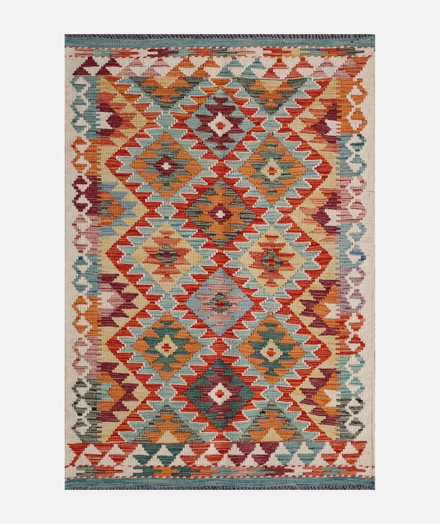 Kilim Tappeto orientale 130x90 (Pakistan) Tessuto A Mano